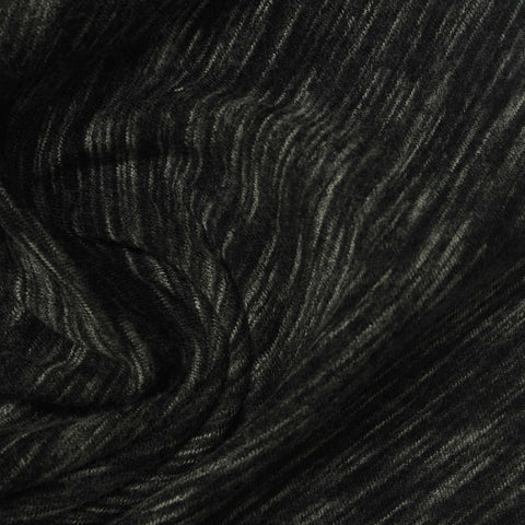 Dark Grey Marl Interlock Knit, Polyester, 330 gsm