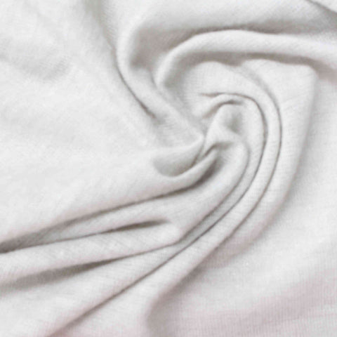 Chunky Knit Fabric, 110 gsm, 160 cm — White