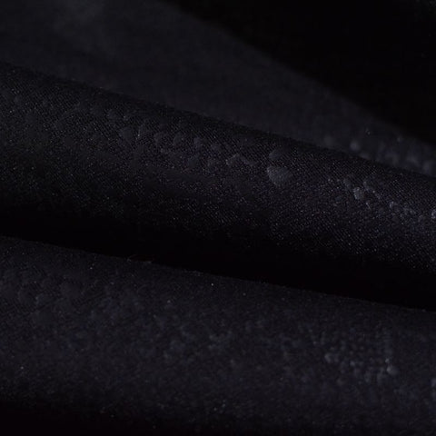Black Tone-on-Tone Snakeskin Knit, Poly-Viscose