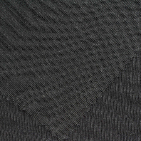 Black Rib Knit, Tencel Lyocell