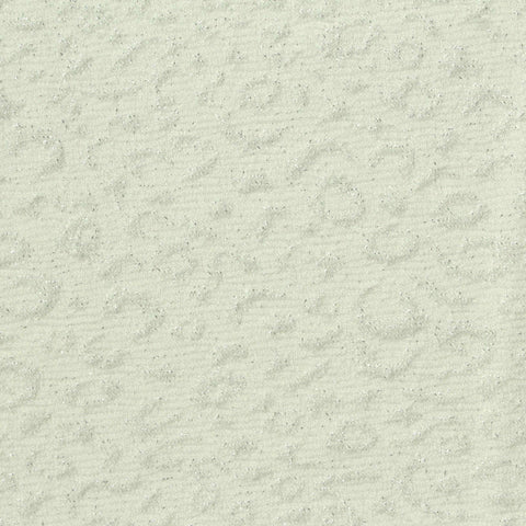 Nylon Metallic Stretch Knit Fabric, 210 gsm, 155 cm — White