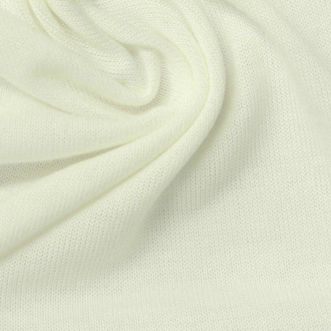 Polyester Viscose Stretch Jersey Knit Fabric, 180 gsm, 160 cm — Beige, ref EF-250161