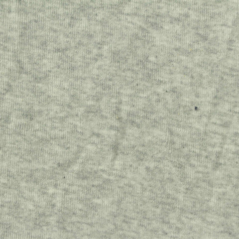 Light Grey Marl Rib Knit, Cotton, 185 gsm