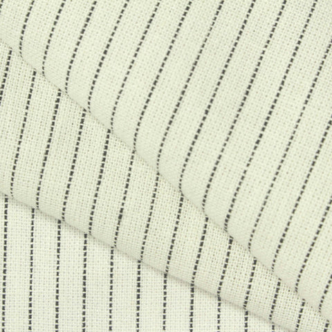 White Stripes Woven, Linen-Viscose