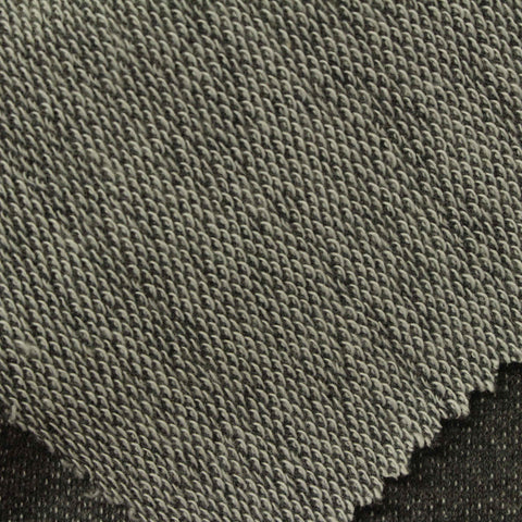 Dark Grey Marl French Terry, Poly-Viscose, 200 gsm, 175 cm