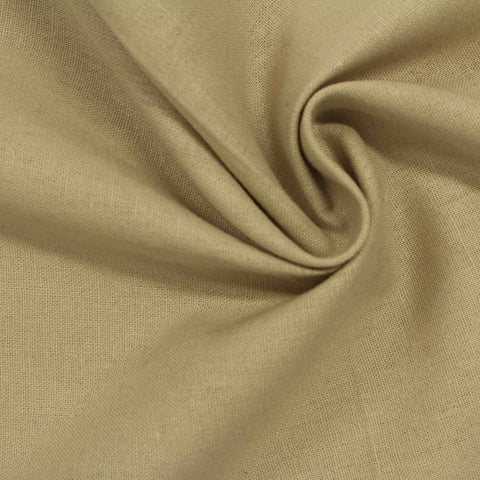Linen Cotton Woven Fabric, 200 gsm — Orange