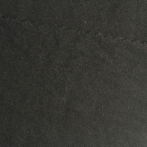 Black Marl Interlock Knit, Viscose-Nylon