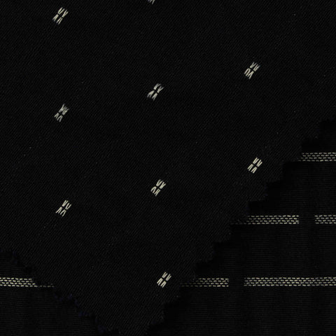 Black Lines Jacquard, Viscose-Nylon