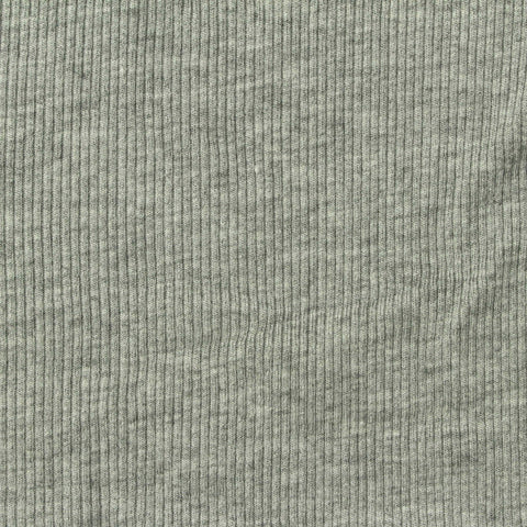 Viscose Stretch Rib Knit Fabric, 210 gsm, 120 cm — Green
