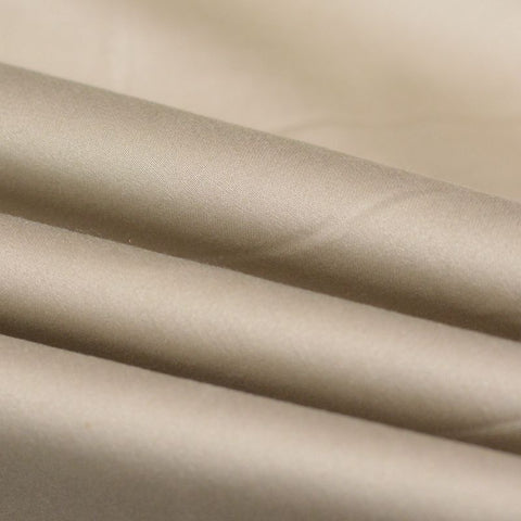 Cotton Stretch Sateen Fabric, 200 gsm, 130 cm — Beige
