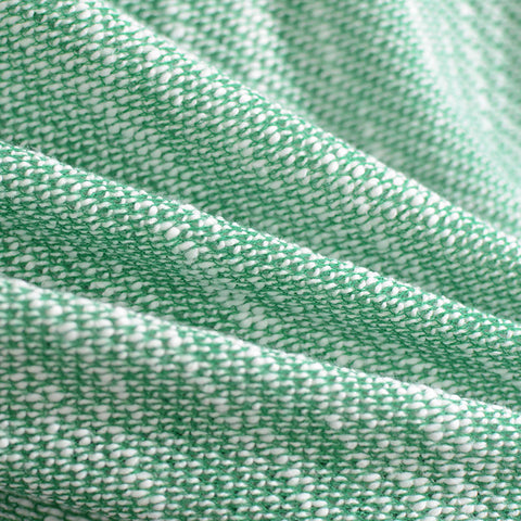 Green Marl Chunky Knit, Cotton-Poly