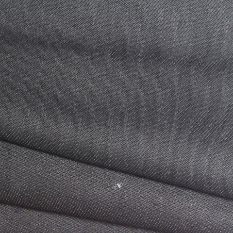 Dark Grey Twill, Cotton-Poly