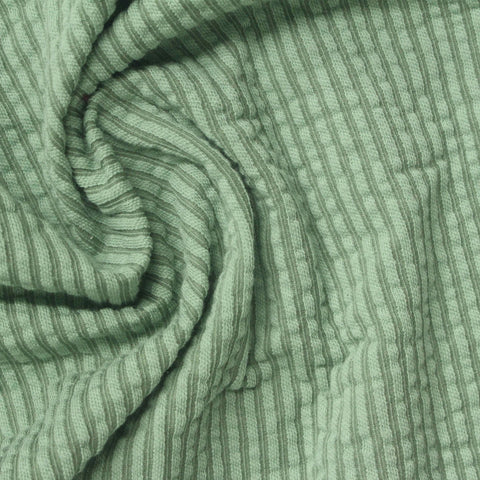 Cotton Polyester Jersey Knit Fabric, 210 gsm, 122 cm — Green