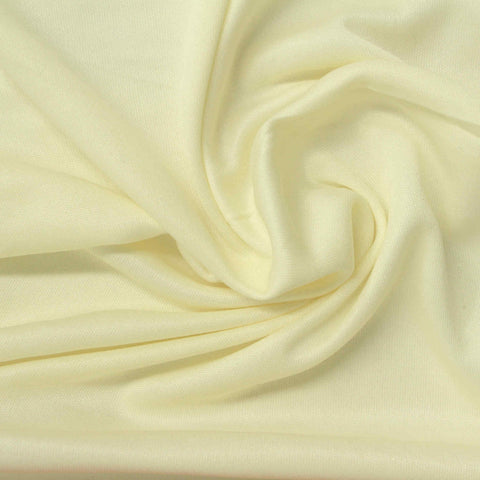 Pale Beige Interlock Knit, Polyester