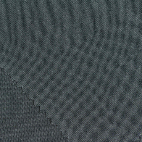 Dark Grey Rib Knit, Cotton