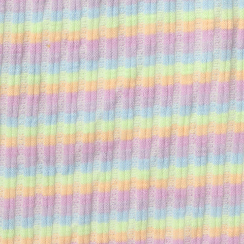 Purple Rainbow Jacquard, Cotton-Poly