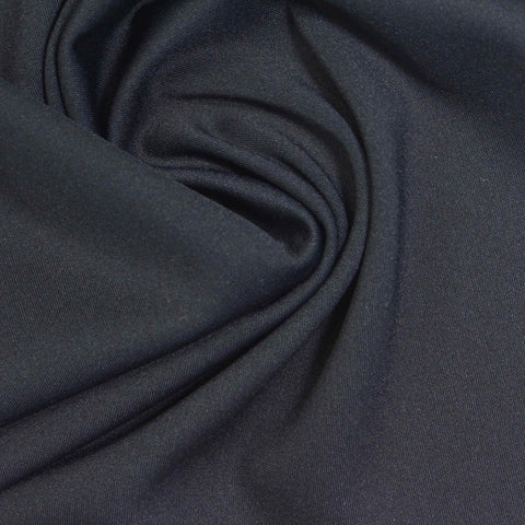 Nylon Stretch Scuba Knit Fabric, 170 gsm, 140 cm — Navy