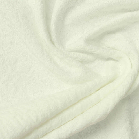 Jacquard Polyester Stretch Pointelle Knit Fabric, 352 gsm, 160 cm — Beige