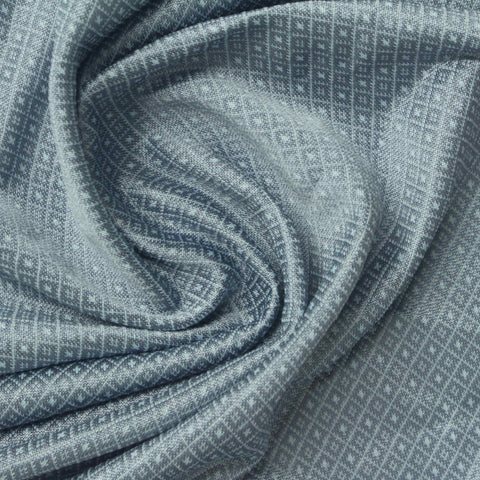 Light Blue Diamond Jersey Knit, Polyester