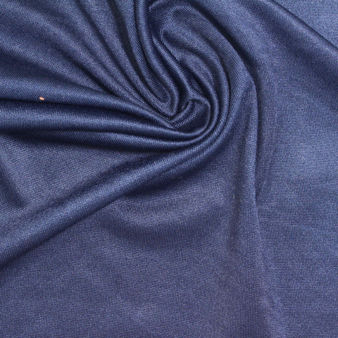 Polyester Stretch Milk Silk Knit Fabric, 160 gsm, 165 cm — Blue, ref EF-260228