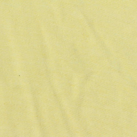 Light Yellow Marl French Terry, Poly-Cotton