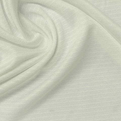 Striped 100% Polyester Interlock Knit Fabric, 130 gsm — Grey