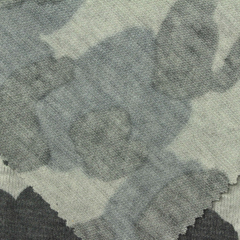 Dark Grey Animal Print Chunky Knit, Poly-Viscose