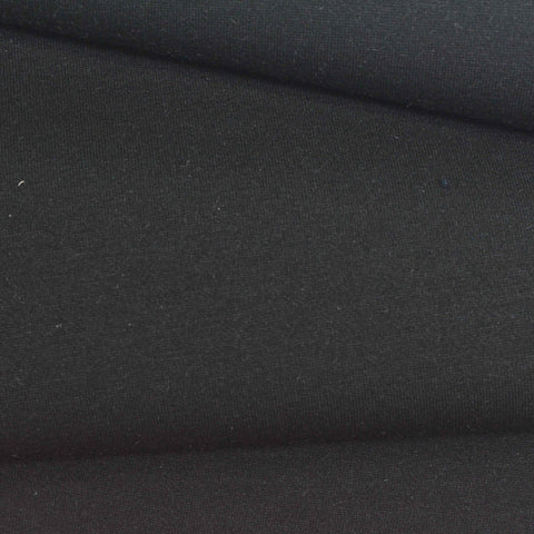 Black Scuba Knit, Poly-Viscose