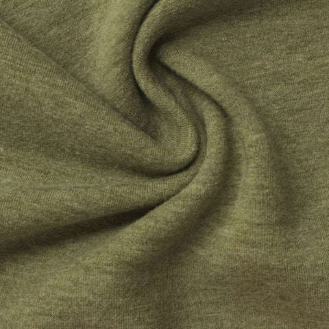 Viscose Acrylic Blend Stretch Scuba Knit Fabric, 380 gsm, 172 cm — Green