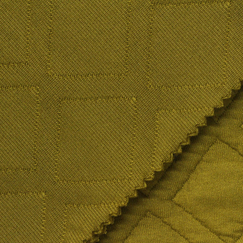 Olive Diamond Jacquard, Polyester, 400 gsm
