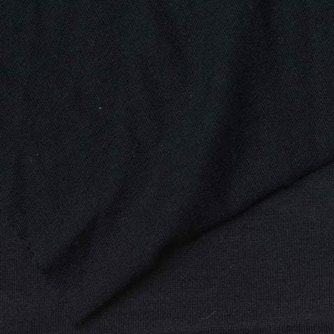 Polyester Viscose Jersey Knit Fabric, 130 gsm — Navy