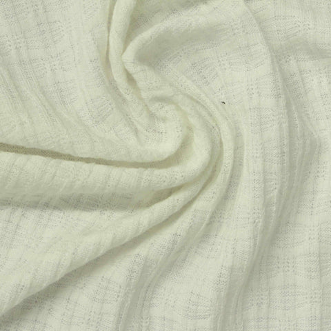 Grey Tone-on-Tone Rib Knit, Poly-Viscose, 160 gsm