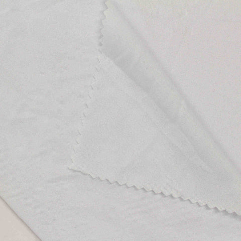 100% Polyester Jersey Knit Fabric, 75 gsm, 150 cm — White