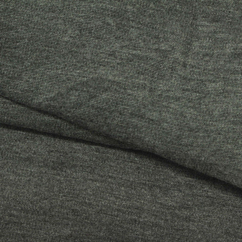 Grey Heather Ponte Knit, Poly-Viscose
