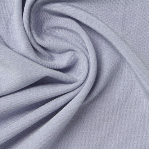 Modal Nylon Blend Stretch Interlock Knit Fabric, 180 gsm, 171 cm — Purple