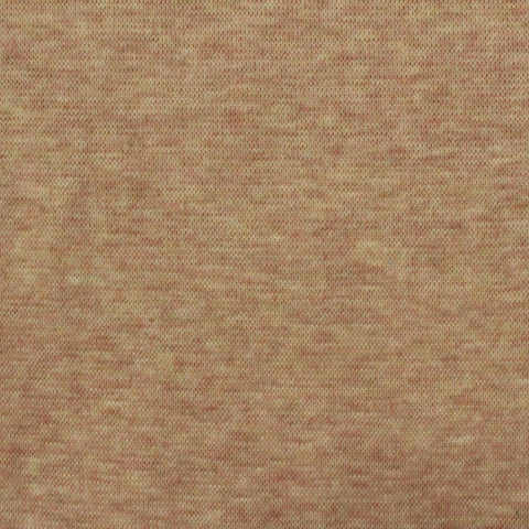 Peach Marl Rib Knit, Cotton-Poly