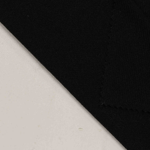 Black Brushed Jersey Knit, Polyester
