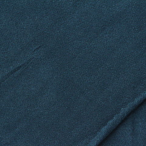 Viscose Stretch Linen-Look Fabric, 170 gsm, 150 cm — Navy