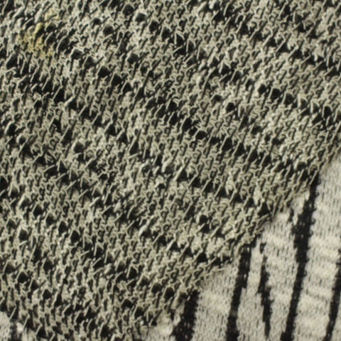 Black Lines Jacquard, Viscose-Poly, 174 gsm