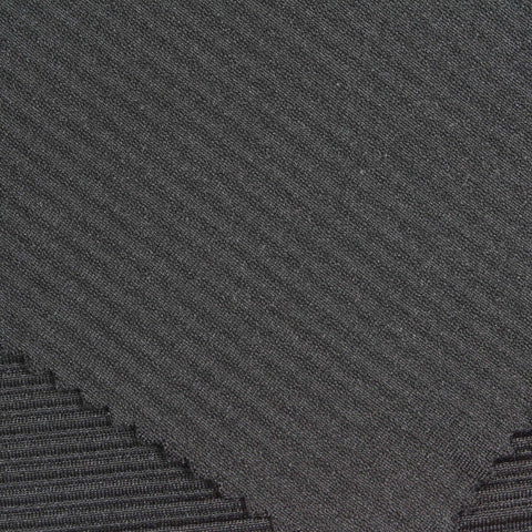 Black Rib Knit, Polyester