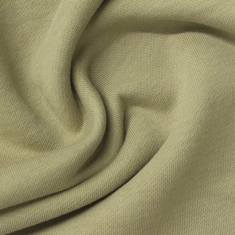 Sage French Terry, Cotton-Poly