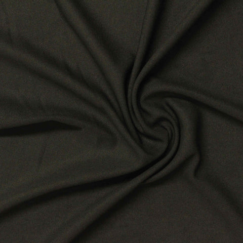 100% Polyester Knit Fabric, 90 gsm, 172 cm — Black
