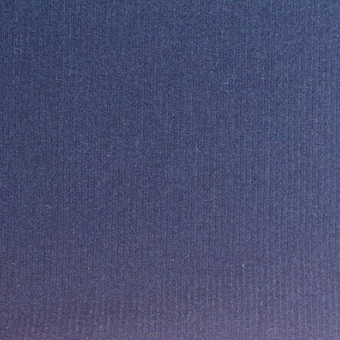 Dark Blue Rib Knit, Polyester