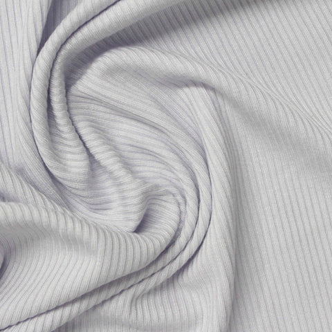 Pale Lilac Rib Knit, Viscose