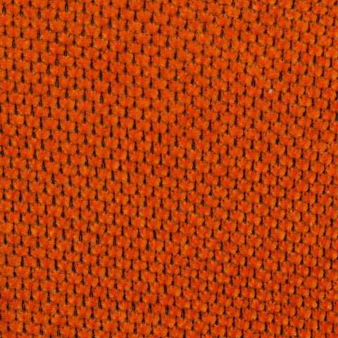 Orange Textured Chenille, Polyester
