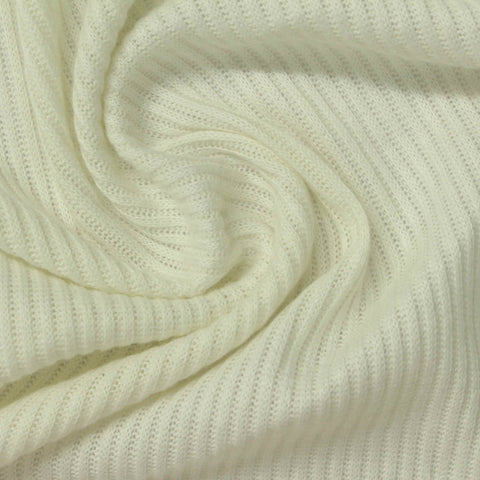 Light Sage Rib Knit, Poly-Viscose