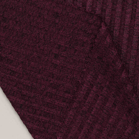 Polyester Stretch Rib Knit Fabric, 200 gsm, 140 cm — Purple
