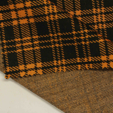 Black Plaid Jacquard, Polyester, 260 gsm, 160 cm, ref EF-207508