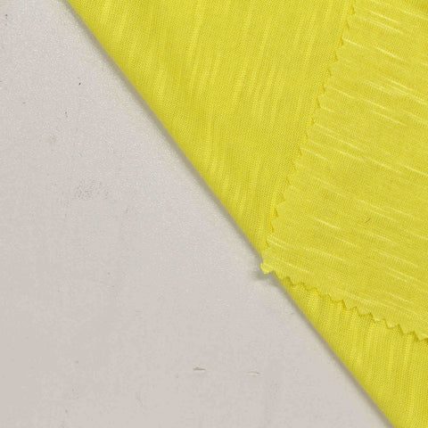 Yellow Marl Jersey Knit, Viscose, 140 gsm