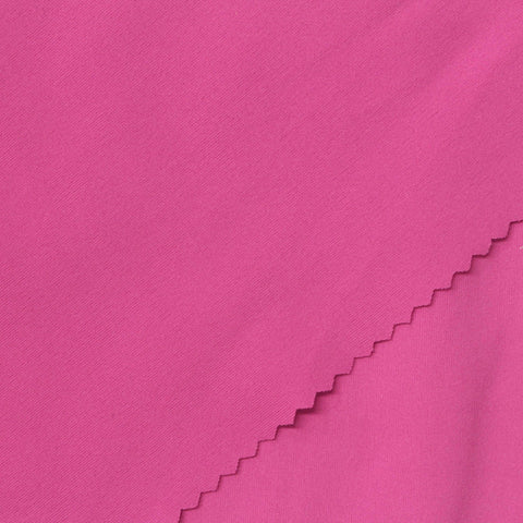 Polyester Stretch Sateen Fabric, 230 gsm, 148 cm — Pink